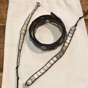 3 Stella & Dot bracelets